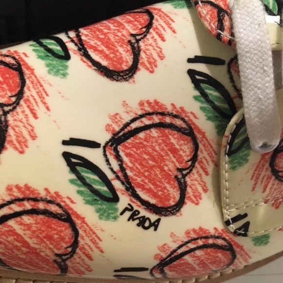 💯 Authentic Prada Platform espadrille (Oxford style sneaker) Patent leather! - Picture 4 of 9